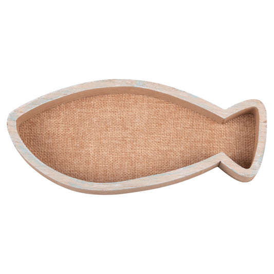 WOODEN GUTTING FISH D / HANGER - 5922158