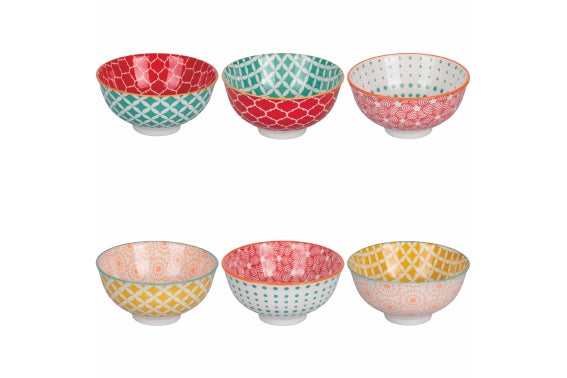 CONFUSION IN COLORS SMALL BOWL 6 ASST. 330ML - 5922461