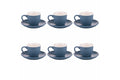 FORMA SET 6 COFFEE CUPS 100ML W/ SAUCER FLY DOWN - 5922652