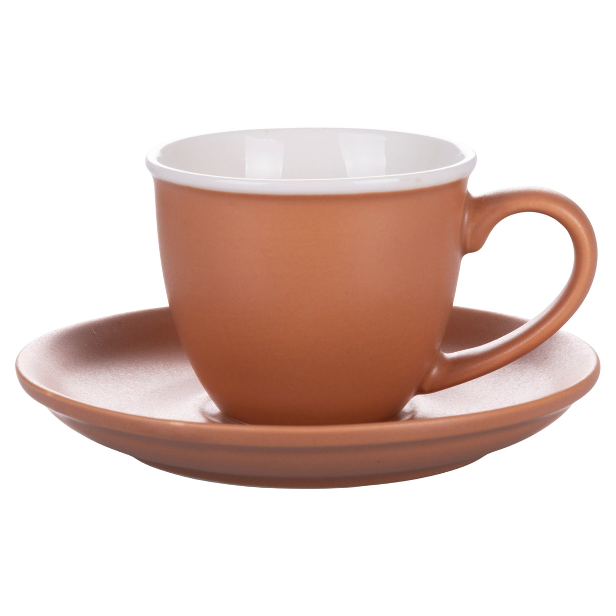 FORMA SET 6 CUPS 100ML W/SAUCER DULCE DE LECHE  - 5922664