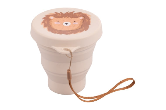 SMALL SILICONE TUMBLER VDE FOLD. LION - 5923154