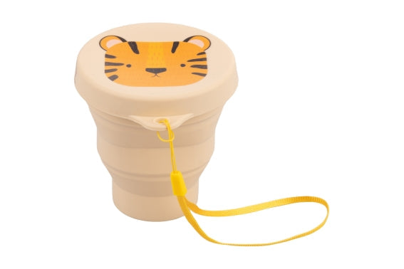 TUMBLER FOLD SMALL SILICONE VDE. TIGER - 5923155