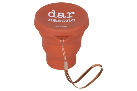 SPHERE SILICONE TUMBLER FOLD. RUST 200ML - 5923158