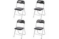 BIGISMORE FOLDING CHAIR BLACK COLOR 4 ASS - 5923328