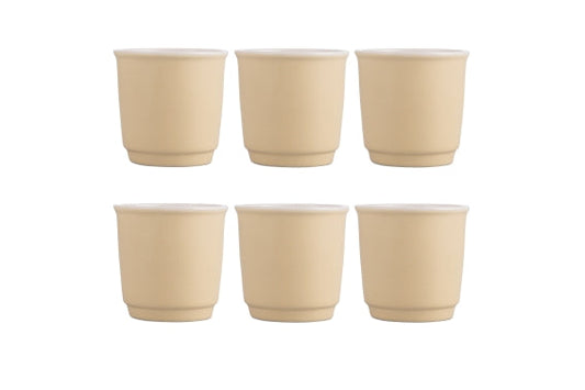 FORMA SET OF 6 COFFEE CUPS 100ML OH SANDY! - 5923484