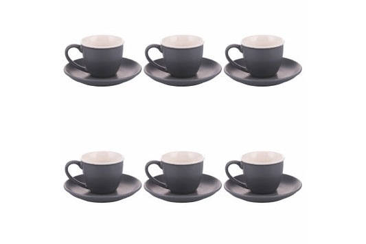 FORMA SET 6 CUPS 100ML W/ SAUCER CLASSIC MONDAY - 5923491