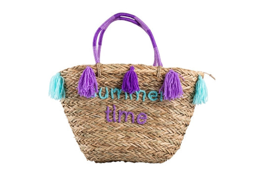 SUMMER TIME BAG WITH TASSELS 51x17x31.5 - 5923616