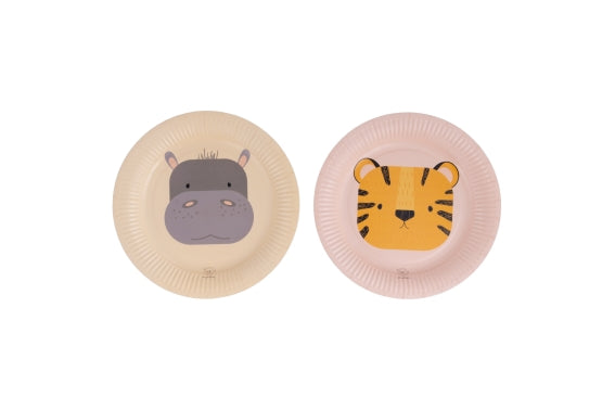 LES PETITES VDE SET OF 15 PAPER PLATES RANDOM DECORATION D23 CM - 5923671