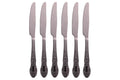 WONDERLAND SET 6 KNIVES BLACK SHINY - 5923703