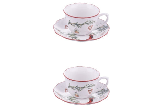 RAMETTO 2-CUP AND SAUCER SET - 5924146