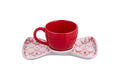 XMAS FIOCCHI MUG SET WITH SAUCER 250ML - 5924175
