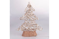 XMAS IRON CHRISTMAS TREE 35X40CM W/20LED - 5924853