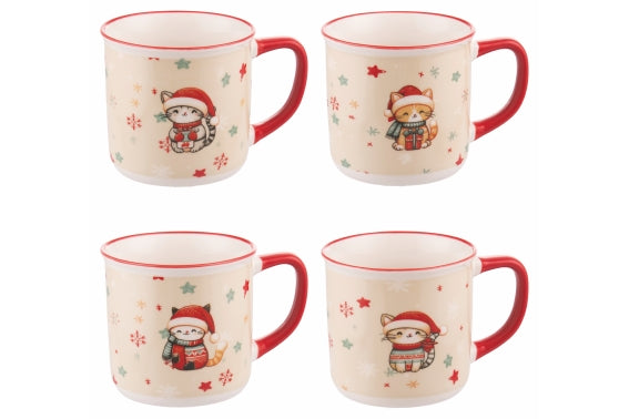 MERRY MIAO MUG 360 ML 4 ASST - 5924862