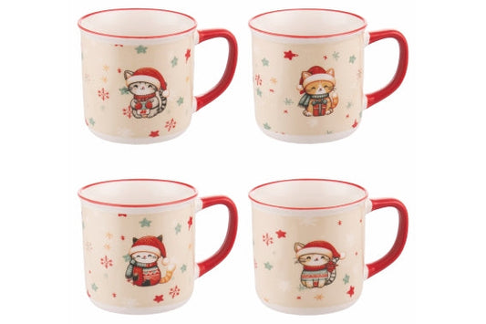MERRY MIAO MUG 360 ML 4 ASST - 5924862
