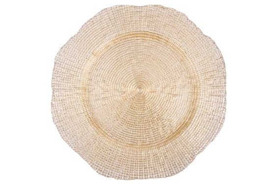 CHAMPAGNE GLASS UNDERPLATE 33CM - 5924946