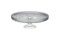 CAKE STAND 30CM BAROQUE TRANSPARENT - 5924958