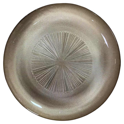 CHARGER PLATE GLASS 33CM GOLD - 5924963
