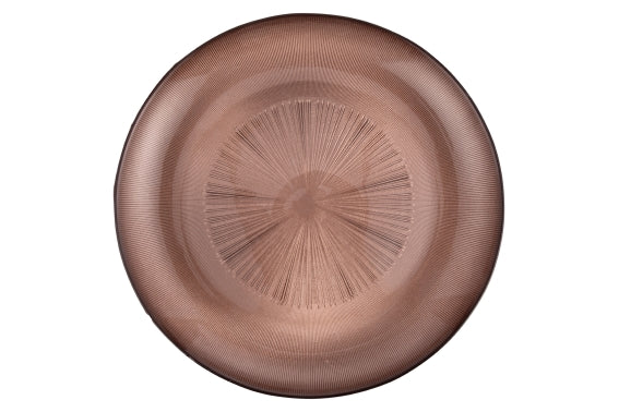 33CM GLASS UNDERPLATE CHOCO - 5924964