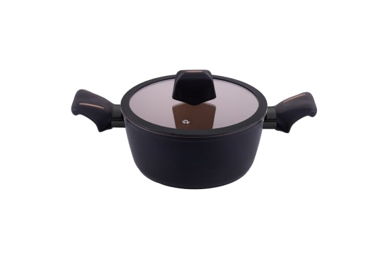 RADICI LIQUORICE CASSEROLE 24 W/LID IND FORGED - 5925165