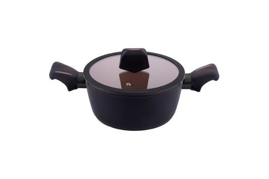 RADICI LIQUORICE CASSEROLE 24 W/LID IND FORGED - 5925165