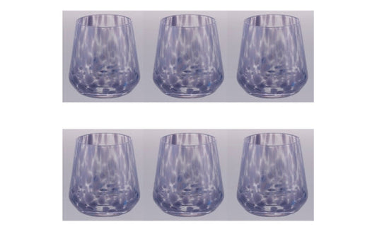 CANDY SET OF 6 PURPLE WATER GLASSES 410ML - 5925329