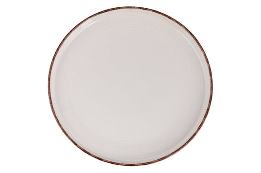 BAITA MODERN WHITE DINNER PLATE - 5925742