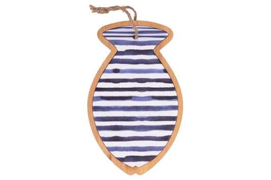 OCEAN FISH CUTTING BOARD 27.7X17CM CERAMIC/BAMBOO - 5926481