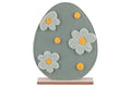 I PASQUALINI EGG WOOD/FELT 19.5X25CM GREEN - 5926654