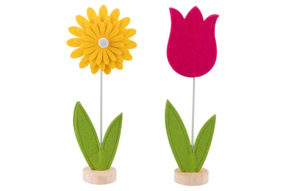 I PASQUALINI FELT FLOWERS 12X30.5CM 2ASS - 5926663