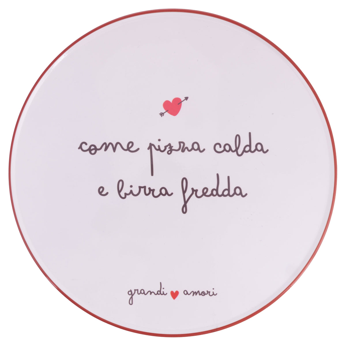 GRANDI AMORI PIZZA PLATE D33.5CM 6 ASS - 5927453