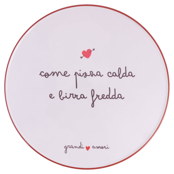 GRANDI AMORI PIZZA PLATE D33.5CM 6 ASS - 5927453