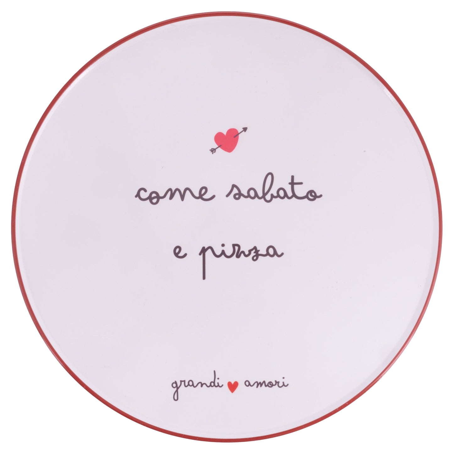 GRANDI AMORI PIZZA PLATE D33.5CM 6 ASS - 5927453