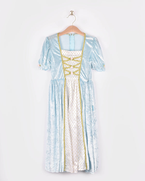 Light blue velvet princess dress 98-104 cm 2-4 years