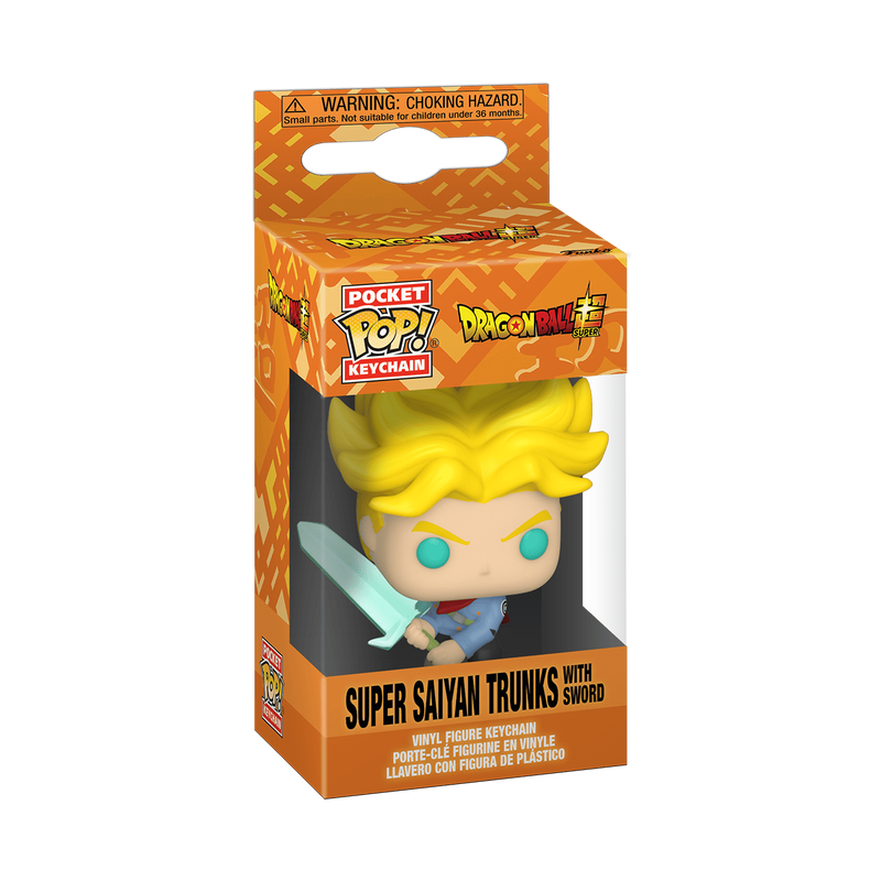 Pop! Keychain Super Saiyan Trunks with sword
