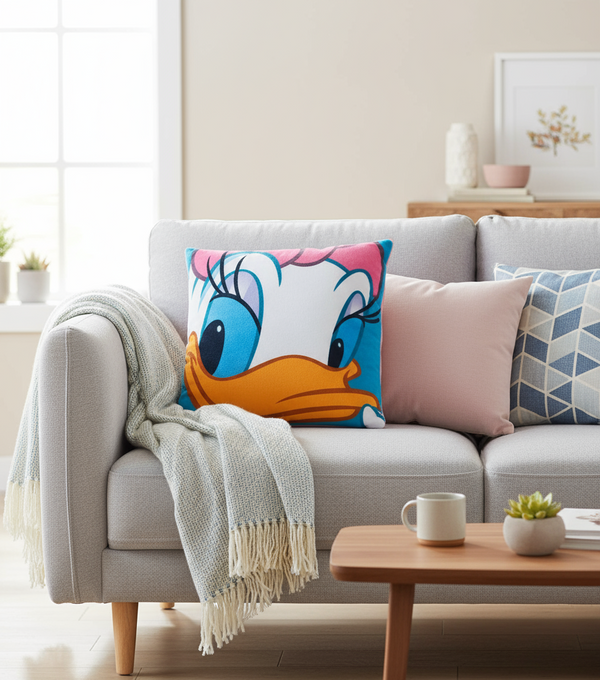 Coussin Carré Disney - Daisy Duck - produit Joy Toy