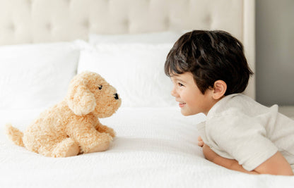 Bouillotte Peluche Warmies Chien bouclé