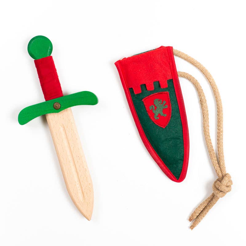 Green Kamelot Dagger + Lion Sheath