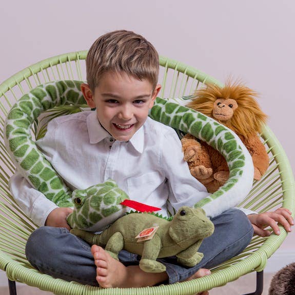 Peluche Serpente Verde – 175 cm