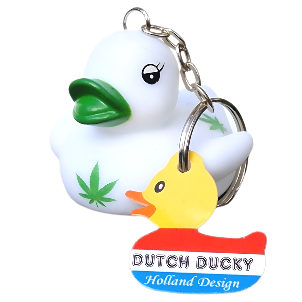 Cannabis Duck Keychain
