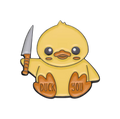 Spilla anatra gialla "Duck You"