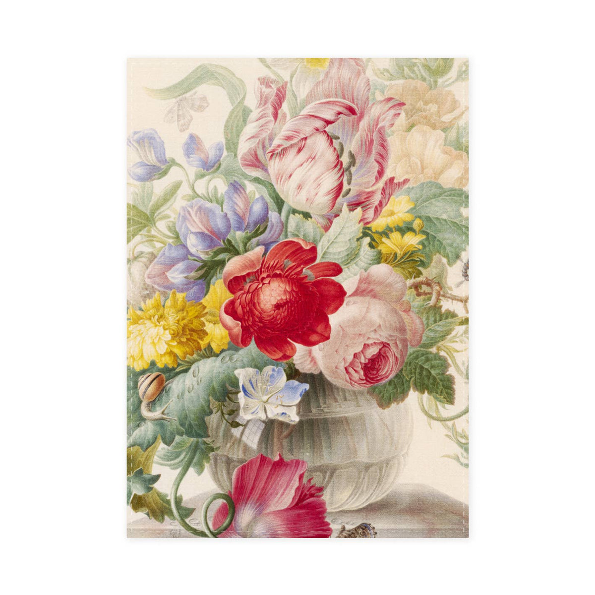 Henstenburgh Tea Towel - Still Life Flowers