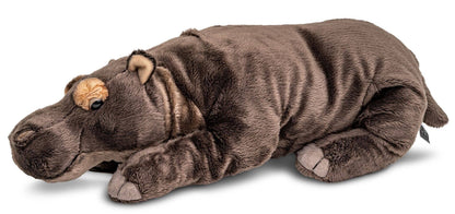 Lying Hippo - 46 cm (length) - cuddly toy/plush