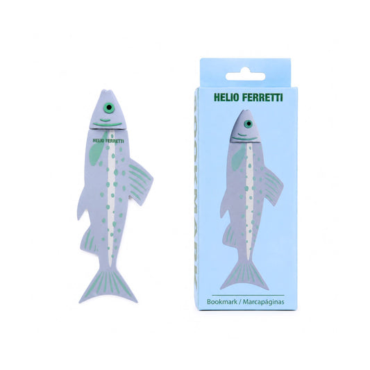 Marque-page Poisson Bleu