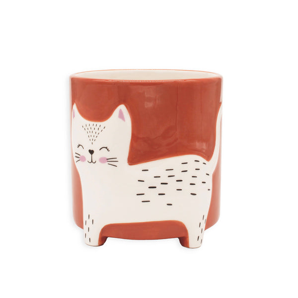 Pot de fleurs Chat
