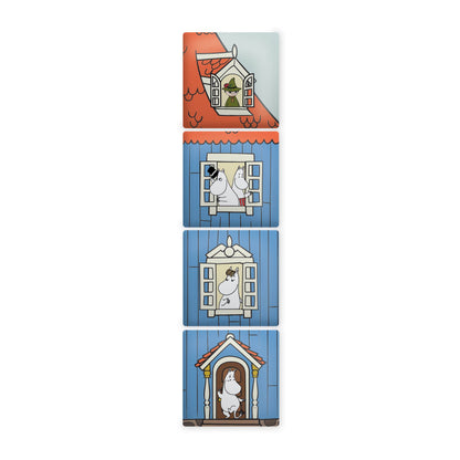 Set di 4 sottobicchieri in ceramica in una scatola - Moomin (Casa)