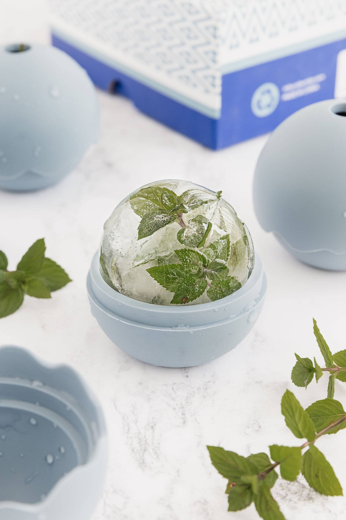 Sphere Ice Molds - 4-Pack Gray