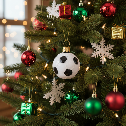 Boule de Noël Football XS