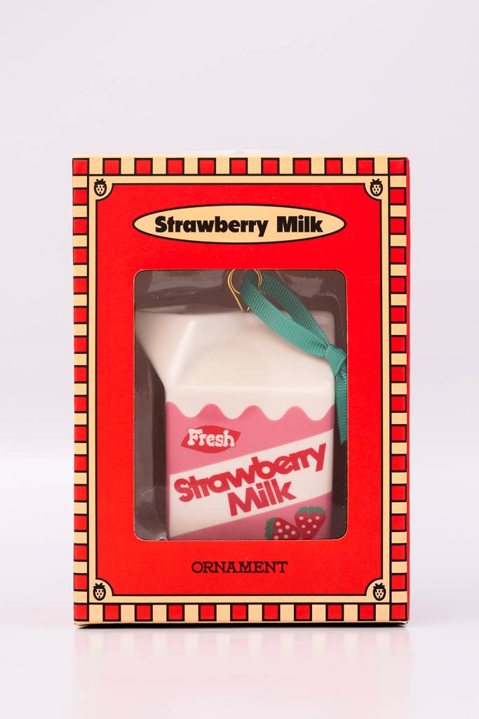 Strawberry Milk Hanging Decoration