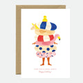 Carte d’Anniversaire “Time for a Pool Party”