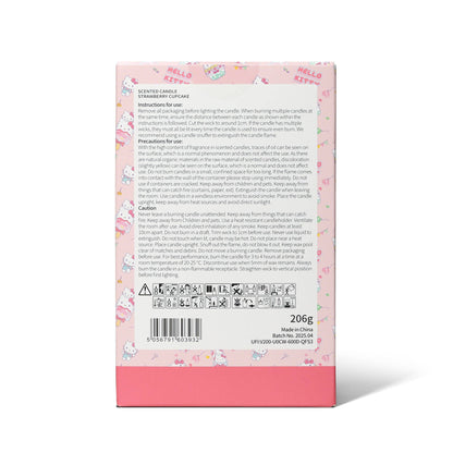 Strawberry scented candle, Hello Kitty Bakery